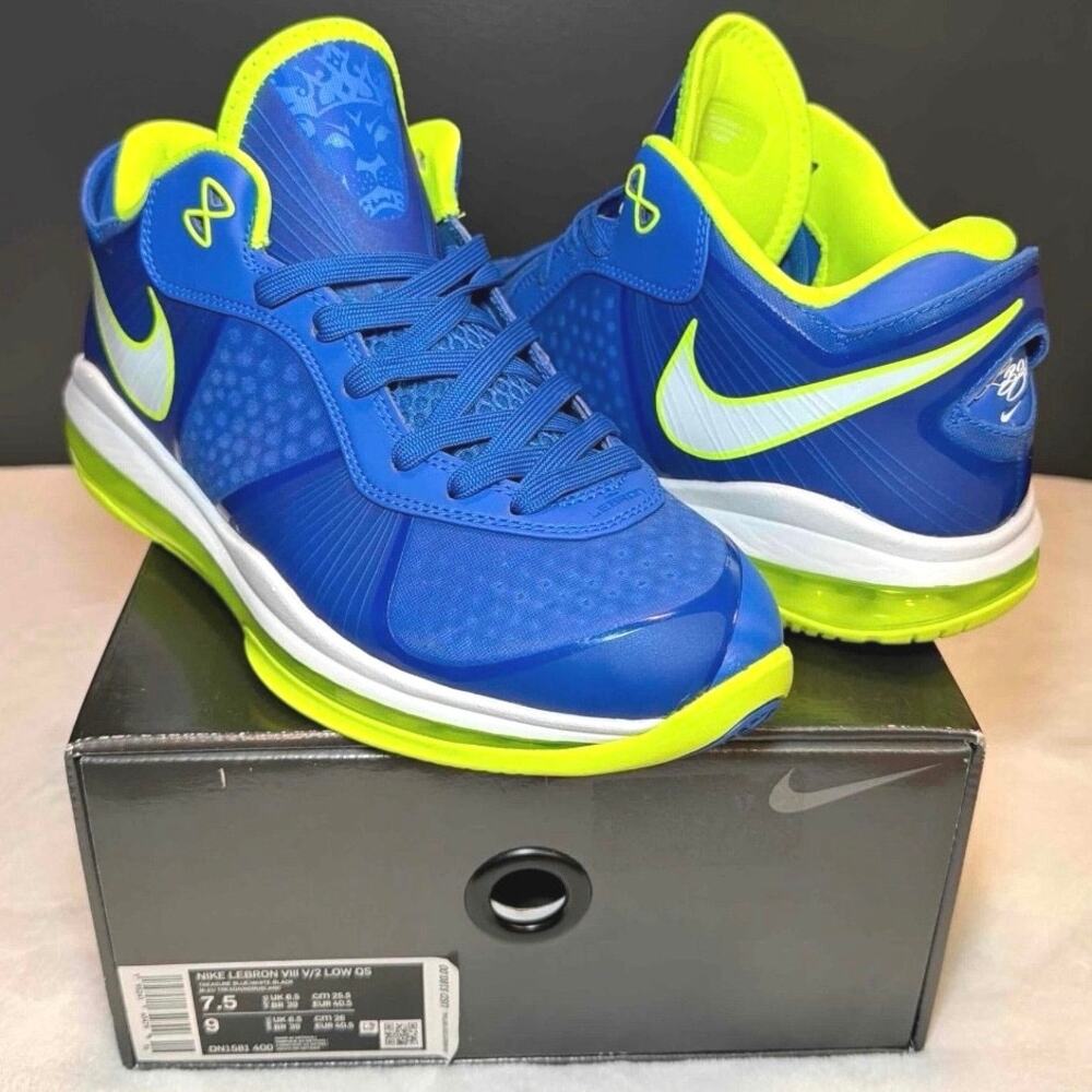 Nike LeBron 8 V/2 Low 'Sprite' 2021 - DN1581-400 | 7.5M/9W